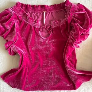 Free People Velvet Top